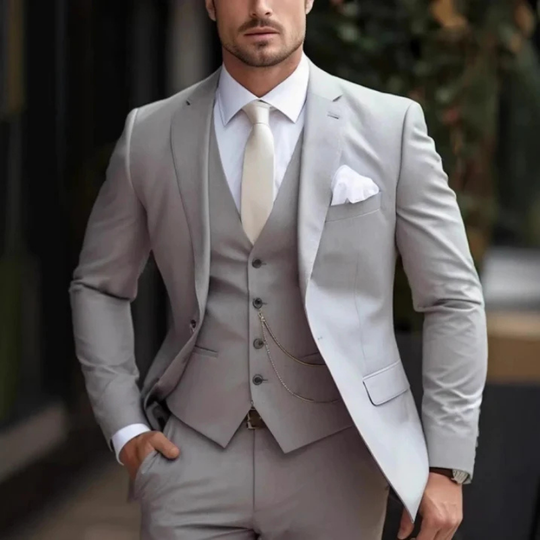 Herren Anzug 3-teilig Slim Fit | Hochzeitsgäste Für Festliche Anlässe