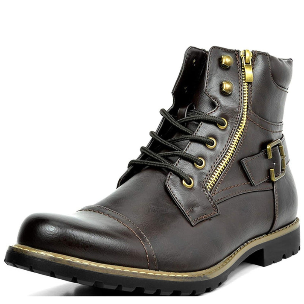 Herren Robuste Motorradstiefel | Stilvoll & Wetterfest