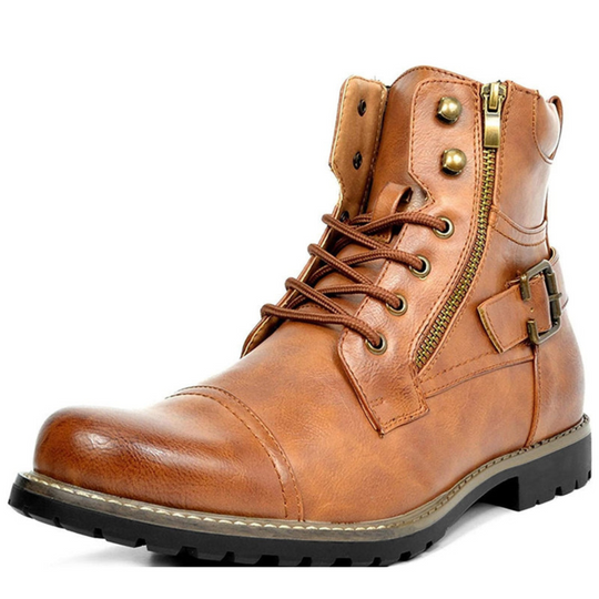Herren Robuste Motorradstiefel | Stilvoll & Wetterfest