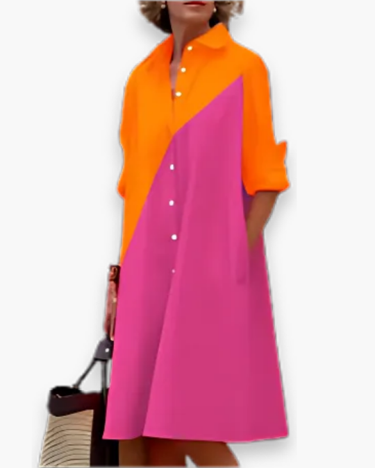 Damen Hemdblusenkleid | Modern & Elegant