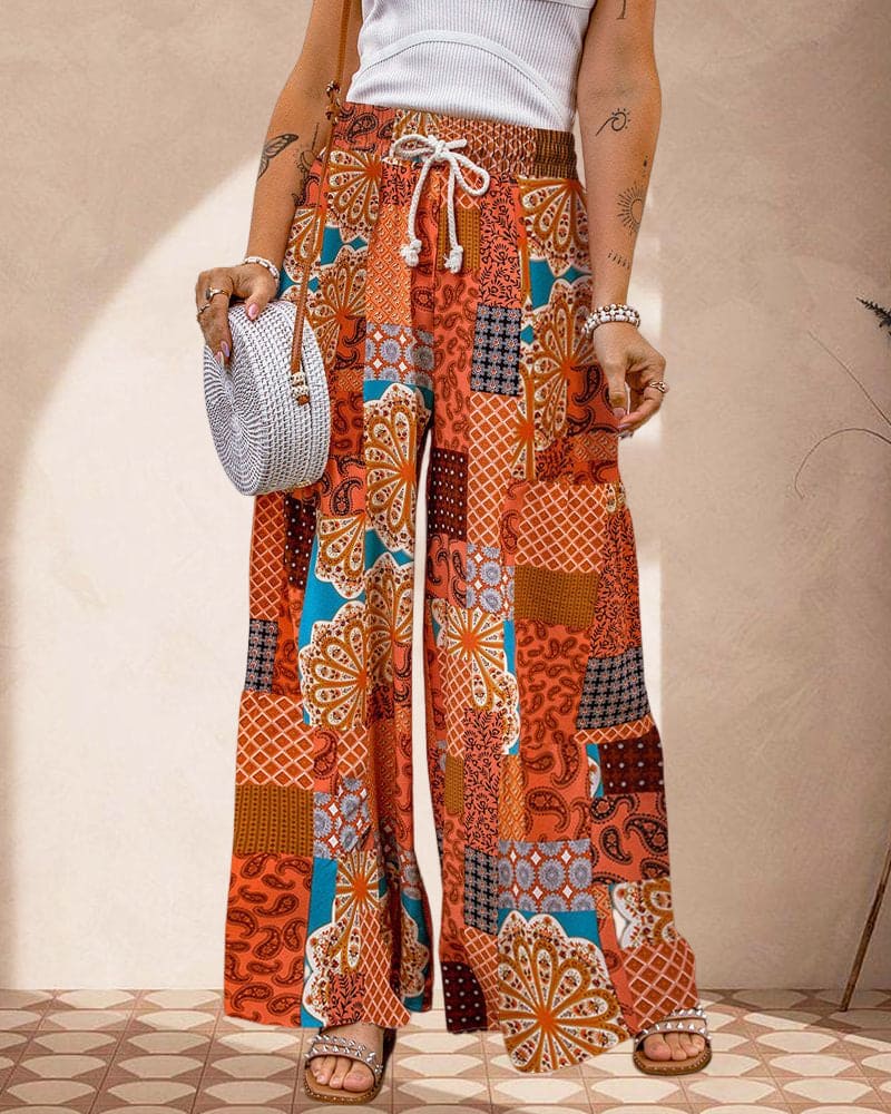 Hannah - Hose Mit Boho-Print