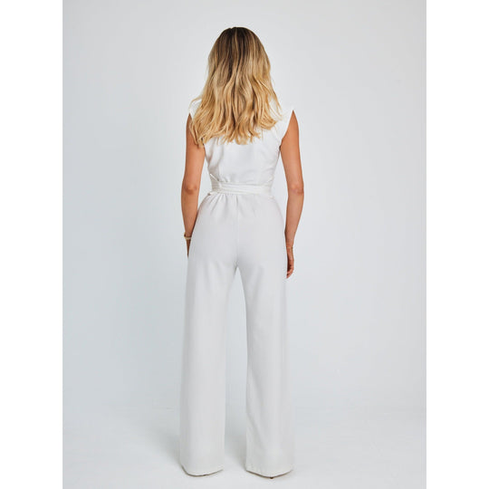 Jacqueline - Jumpsuit Mit Eleganten Weiten Beinen