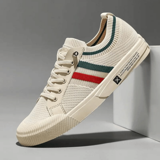 Herren Bequeme Turnschuhe | Stylische Freizeit-Schuhe mit Streifen
