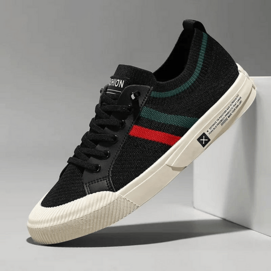 Herren Bequeme Turnschuhe | Stylische Freizeit-Schuhe mit Streifen