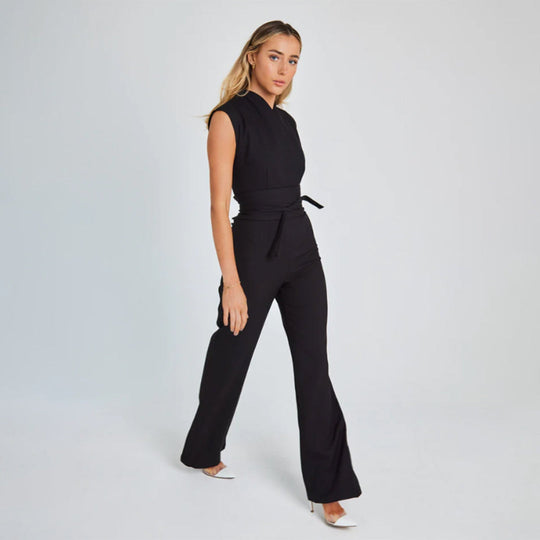 Eleganter Jumpsuit Mit Weiten Beinen