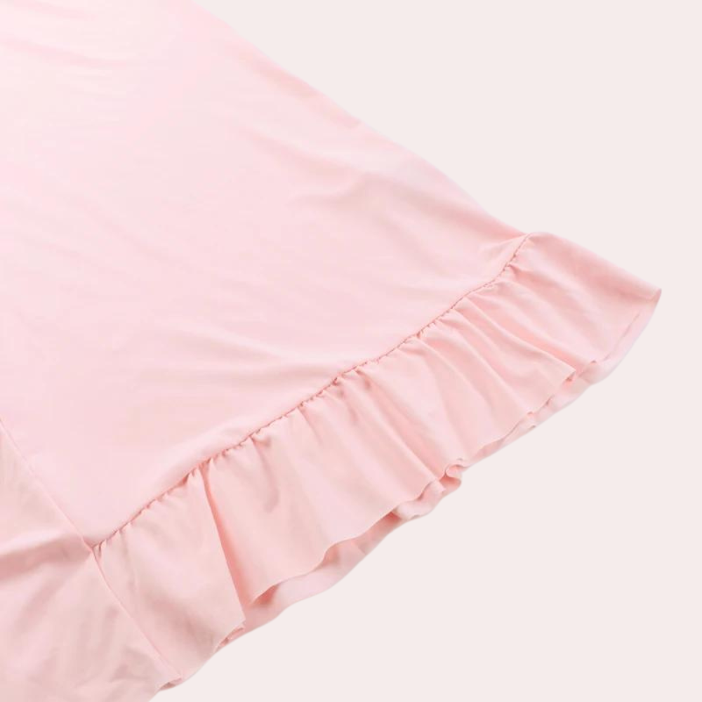 Abendkleid Damen Maxi | Ärmellos mit V-Ausschnitt und Seitenschlitz