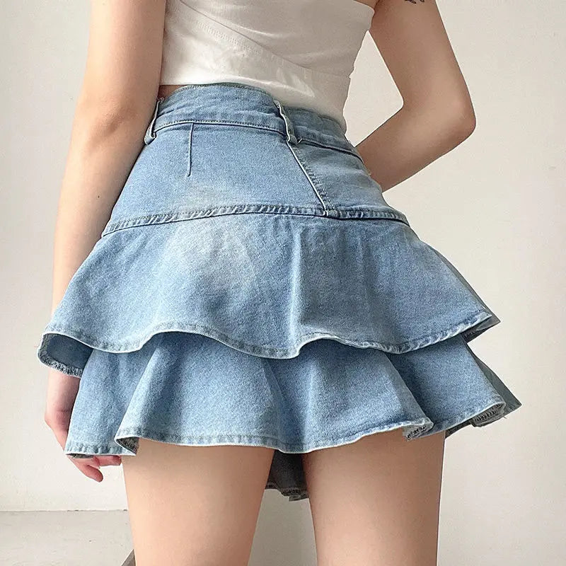 Vintage Denim Rock Shorts Sommer Stil