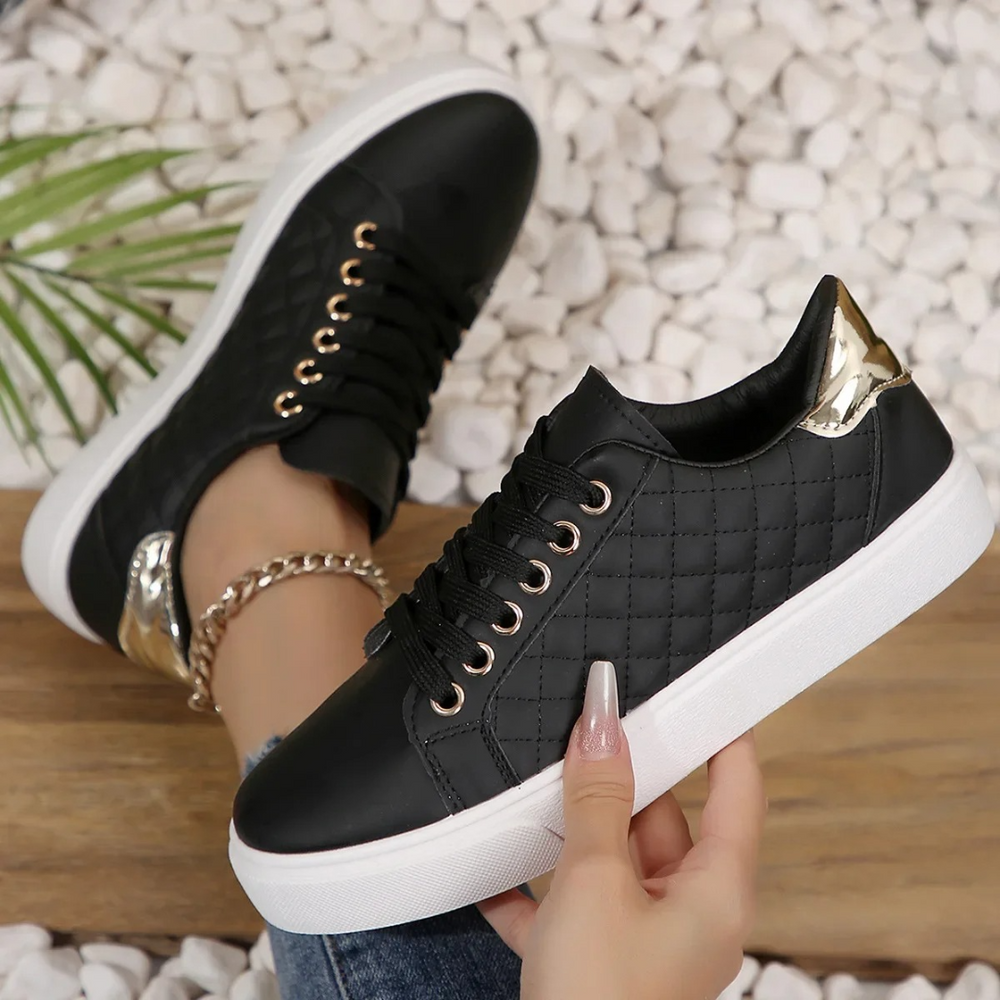 Damen Bequeme Gesteppt Sneakers | Klassisch und Komfortabel 1