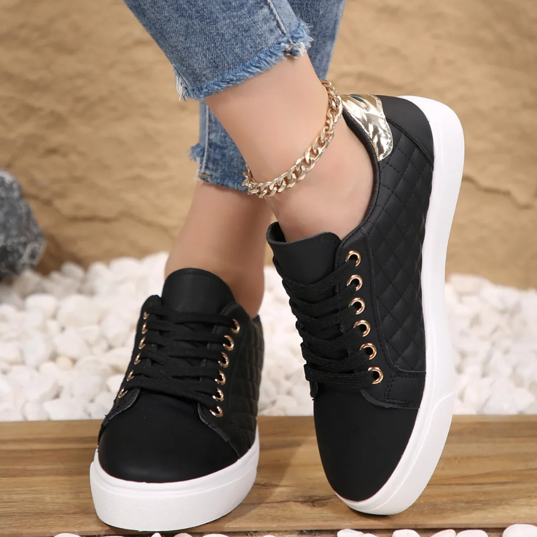Damen Bequeme Gesteppt Sneakers | Klassisch und Komfortabel 2