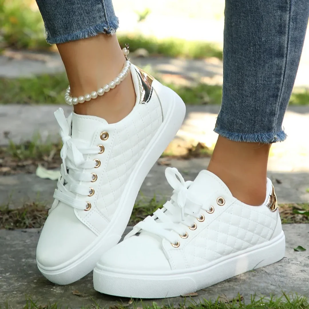 Damen Bequeme Gesteppt Sneakers | Klassisch und Komfortabel 3