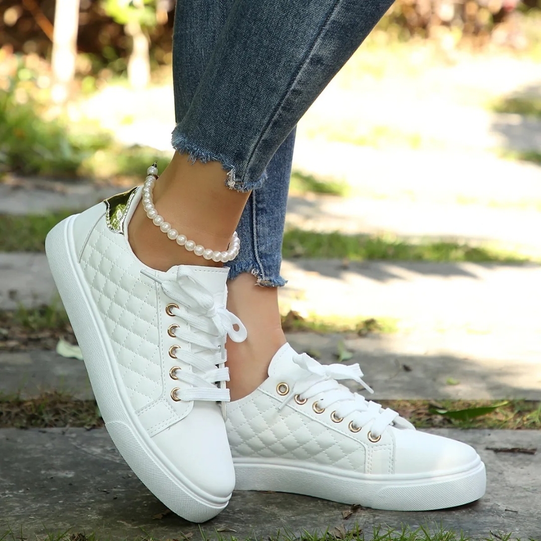 Damen Bequeme Gesteppt Sneakers | Klassisch und Komfortabel 6