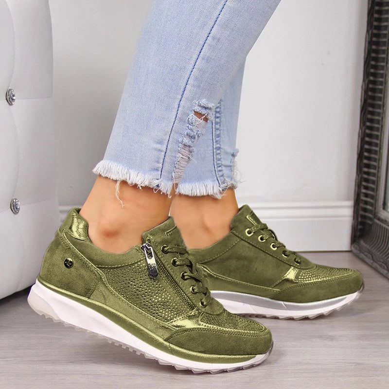 Damen Bequeme Sneaker mit Reißverschluss | Stilvoll und Praktisch 3