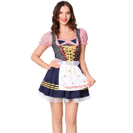 Damen Verspieltes Festliches Dirndlkleid | Mini