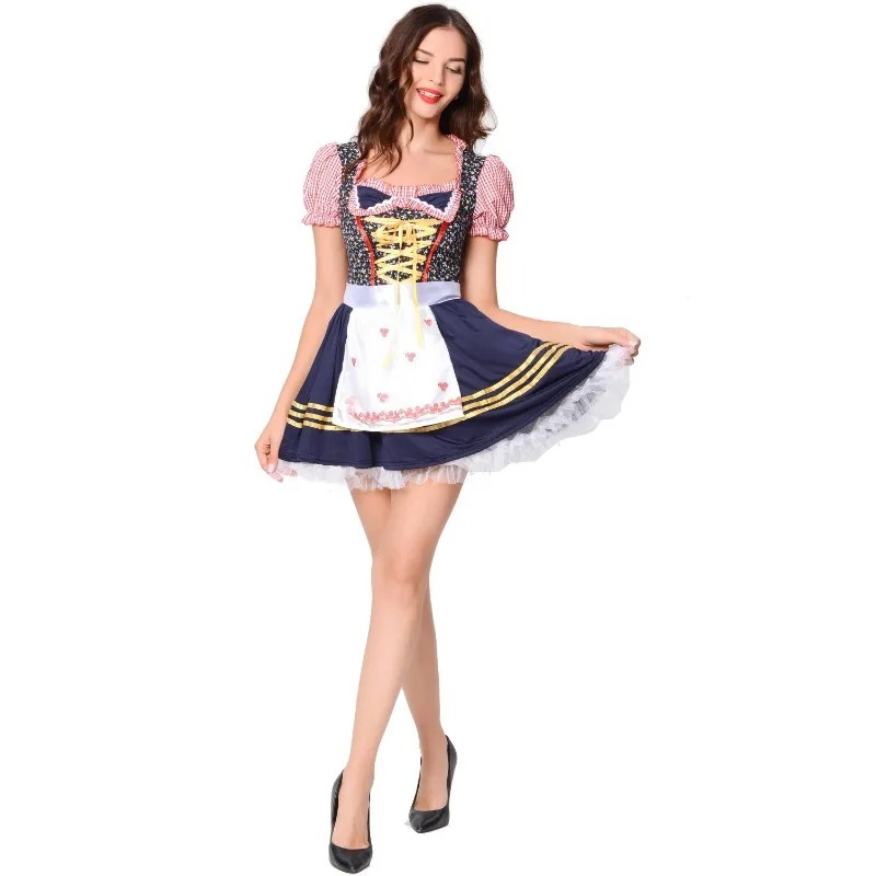 Damen Verspieltes Festliches Dirndlkleid | Mini