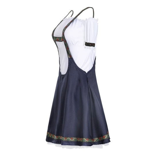 Damen Mini-Trachtenkleid im Kontrastdesign | Modern Traditionell