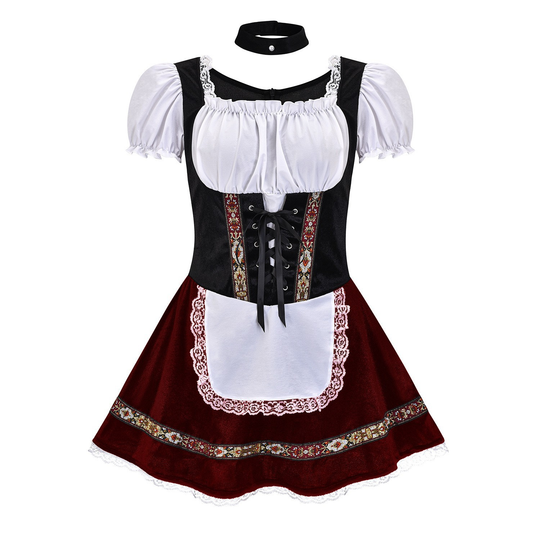Damen Modernes Verspieltes Dirndlkleid | Mini