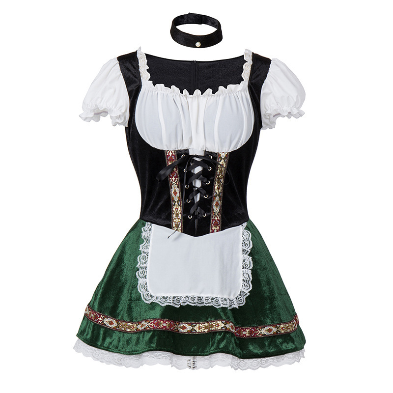 Damen Modernes Verspieltes Dirndlkleid | Mini
