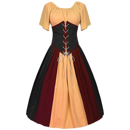 Damen Trachten Dirndlkleid mit Puffärmeln | Midi