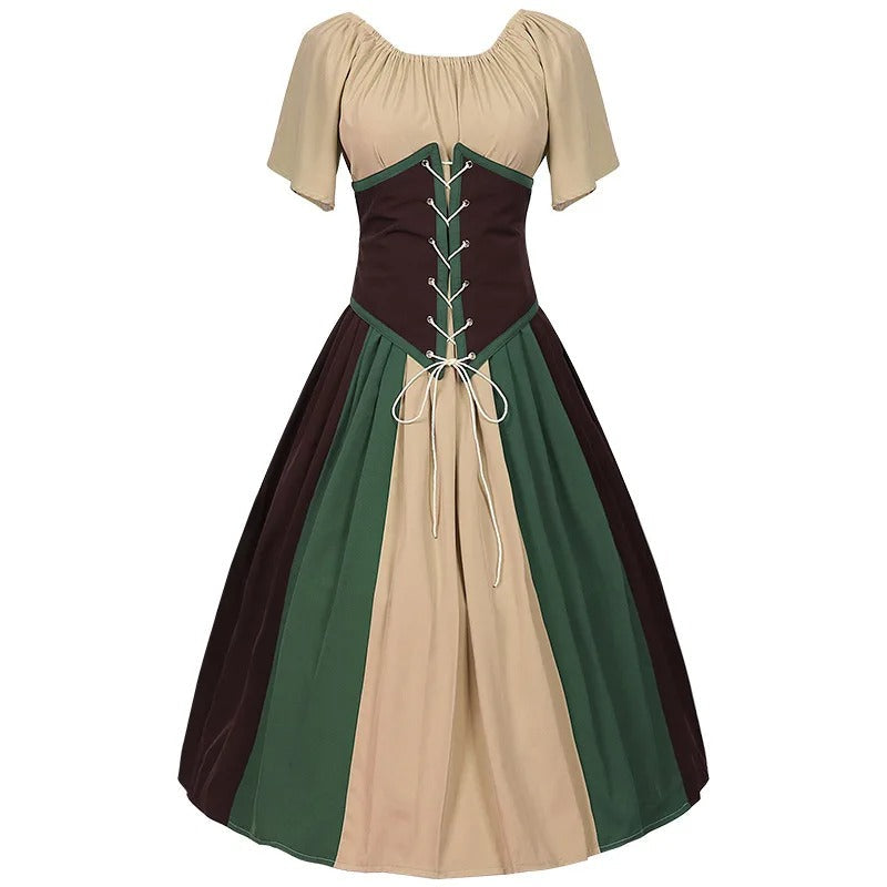 Damen Trachten Dirndlkleid mit Puffärmeln | Midi