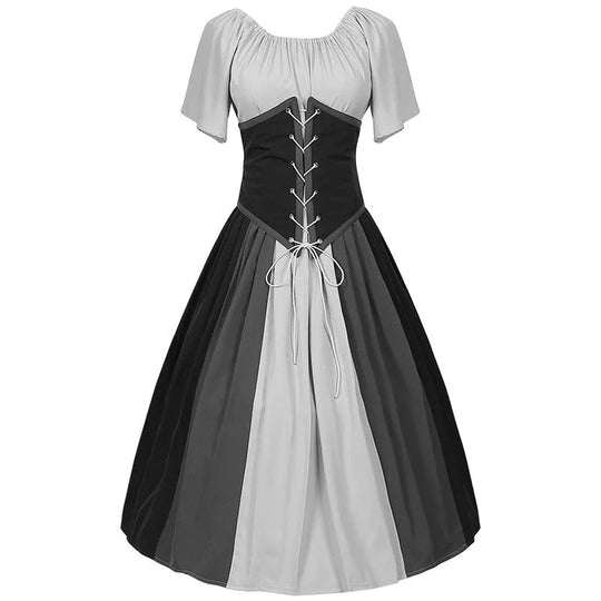 Damen Trachten Dirndlkleid mit Puffärmeln | Midi