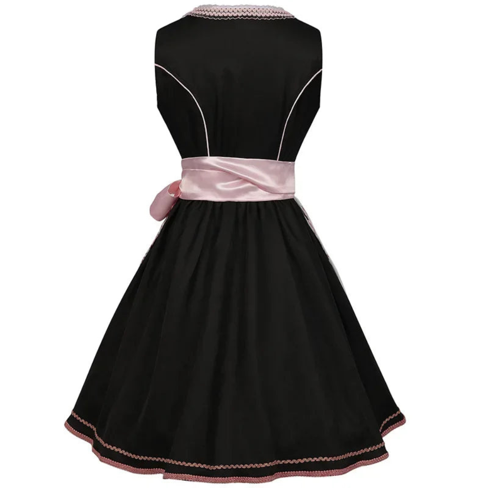 Dirndlkleid für Damen | Ausgestellter Rock und quadratischer Ausschnitt