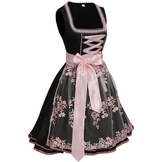 Dirndlkleid für Damen | Ausgestellter Rock und quadratischer Ausschnitt