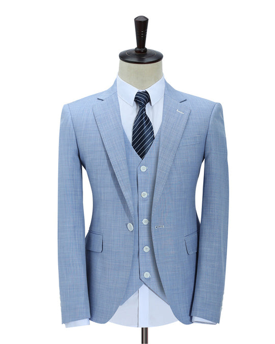 Herren Anzug 3-teilig Slim Fit | Schlichter Stil Für Hochzeitsgäste