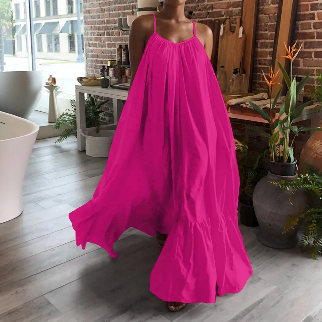 Stilvolles Kleid mit Spaghettiträgern für Moderne Damen