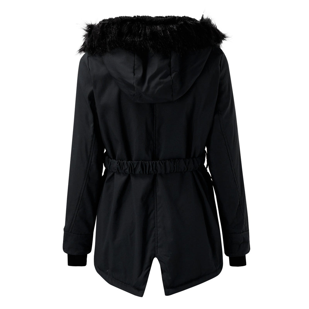 Winterjacke Damen Kapuze | Mit Taschen