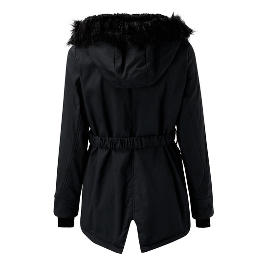 Winterjacke Damen Kapuze | Mit Taschen