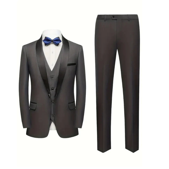 Herren Anzug 3-teilig Slim Fit | Hochzeitsgäste Klassische Kleidung