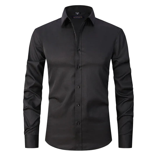 Hemd Herren Slim Fit | Mit Knopfleiste