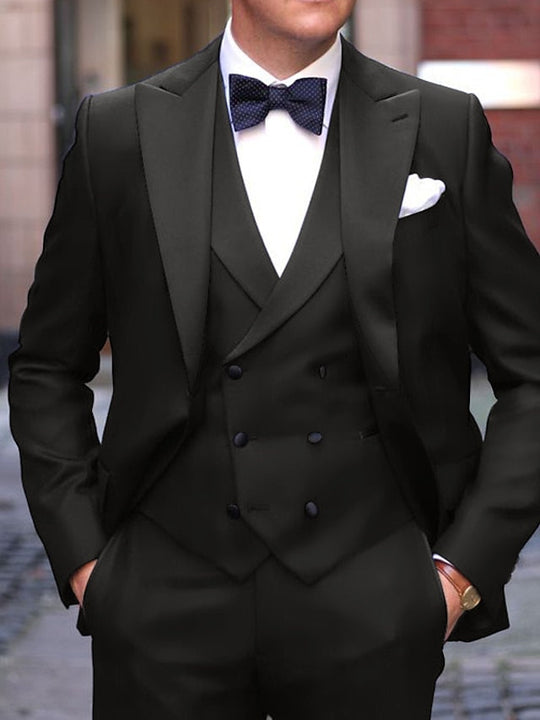 Herren Anzug Slim Fit 3-teilig | Hochzeitsgäste Mit Weste
