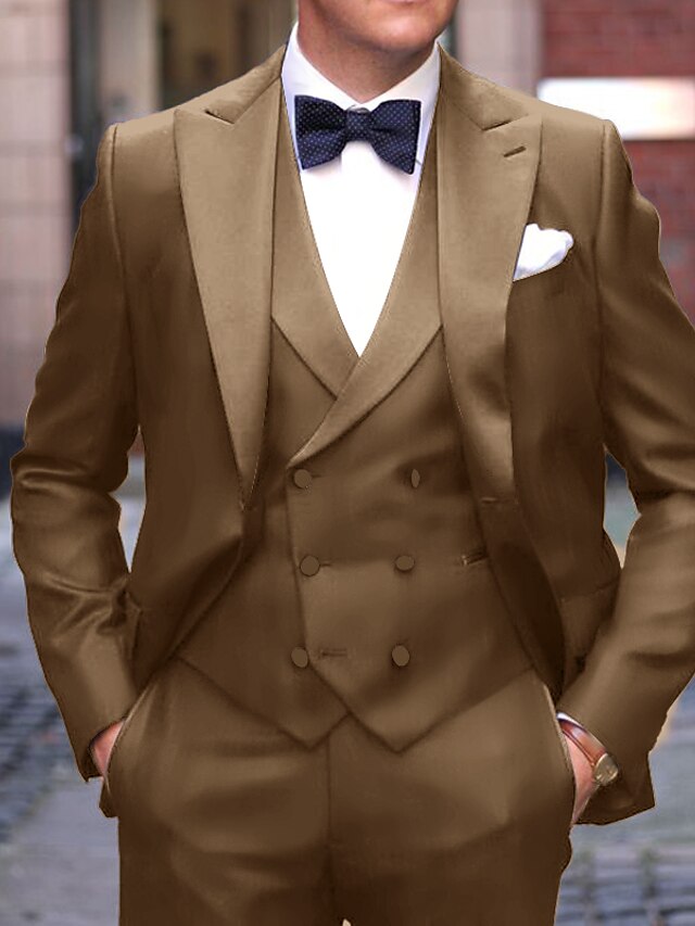 Herren Anzug Slim Fit 3-teilig | Hochzeitsgäste Mit Weste