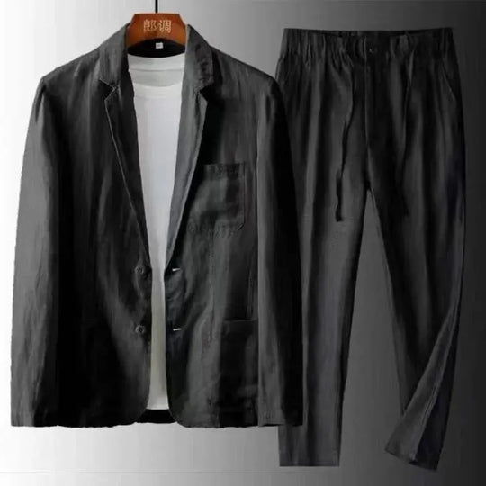 Herren Anzug 2-teilig Slim Flit | Hochzeitsgäste Locker geschnittenes Sakko und Hose