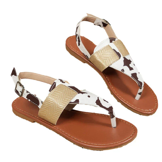 Hedwig - Luftige Slingback Strandsandalen