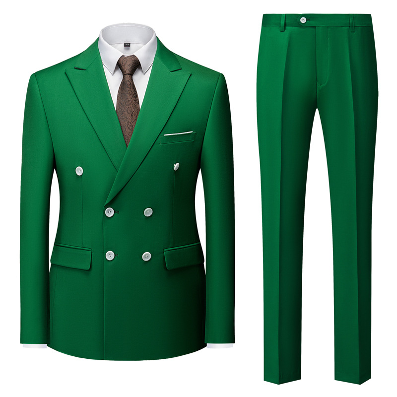 Herren Zweireihiger Anzug Elegant | Formell & Stilvoll