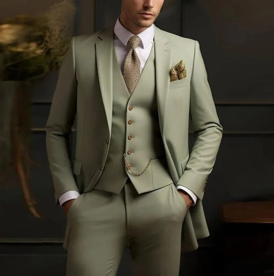 Herren Dreiteiliger Anzug Modern Fit | Elegantes Set Für Events