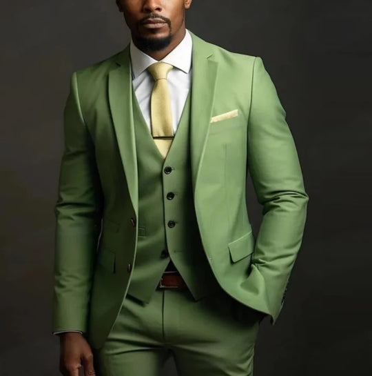 Herren Dreiteiliger Anzug Modern Fit | Elegantes Set Für Events