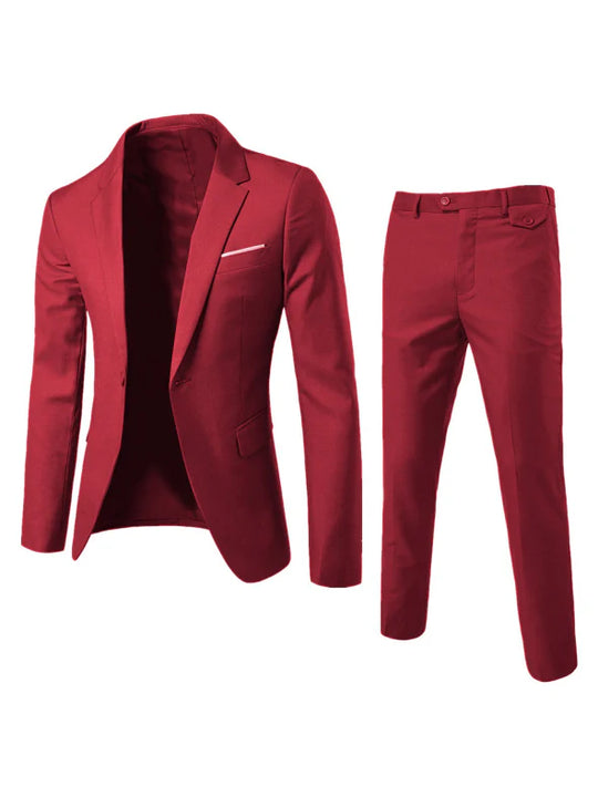 Herren Anzug 2-teilig Slim Fit | Hochzeitsgäste und Festliche Events