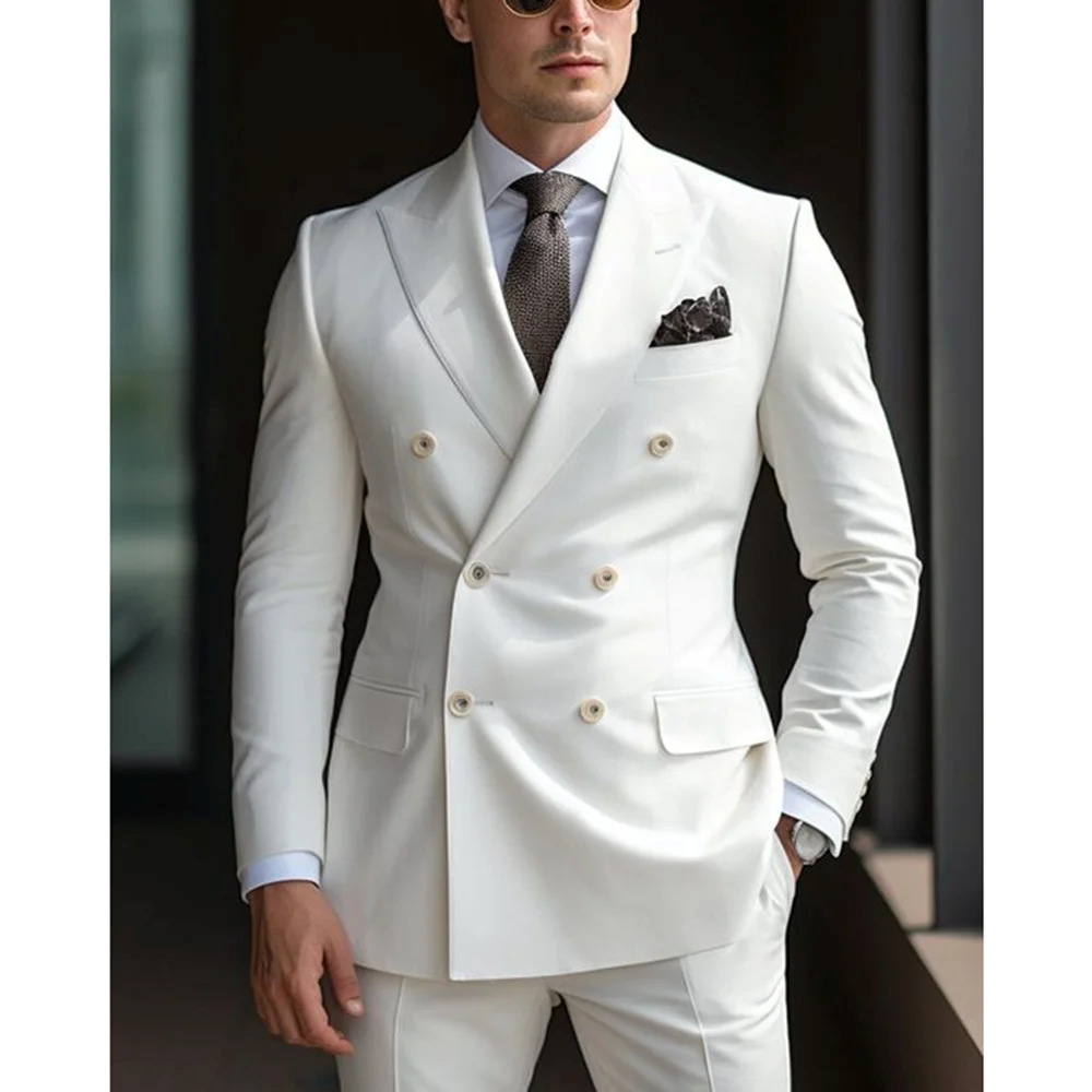 Herren Zweireihiger Anzug Festlich | Elegant & Modern