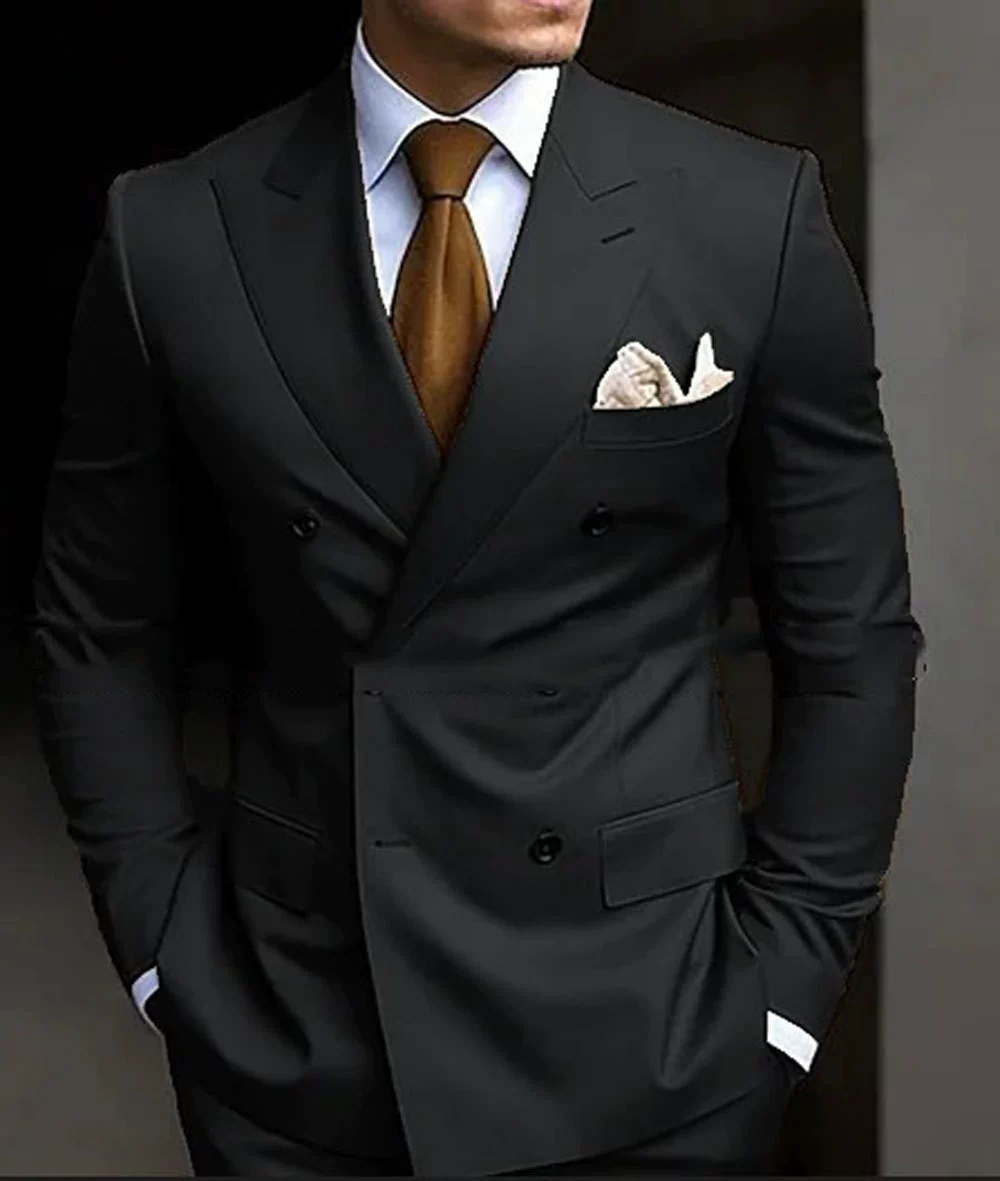 Herren Zweireihiger Anzug Festlich | Elegant & Modern