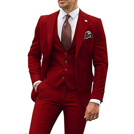 Herren Anzug Dreiteilig Slim Fit | Modern & Festlich