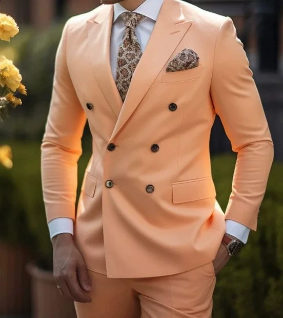 Herren Zweireihiger Anzug Festlich | Elegant & Modern