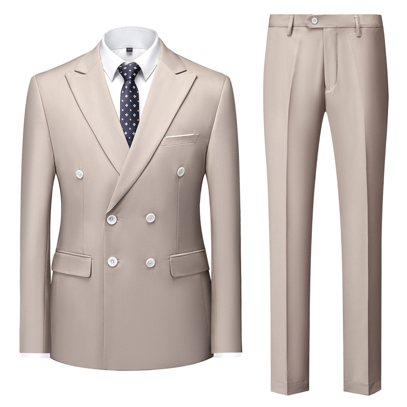 Herren Zweireihiger Anzug Elegant | Formell & Stilvoll