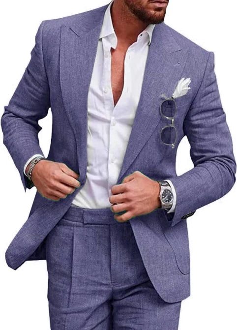 Herren Anzug 2-teilig Slim Fit | Hochzeitsgäste Festliche Kleidung