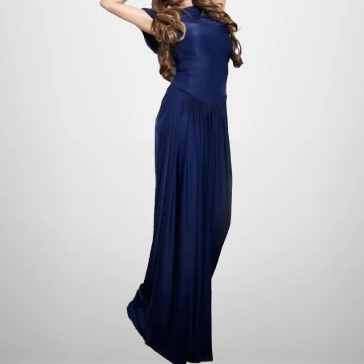 Damen Drapiertes Ballkleid Mit Faltenwurf | Maxi Abendkleid