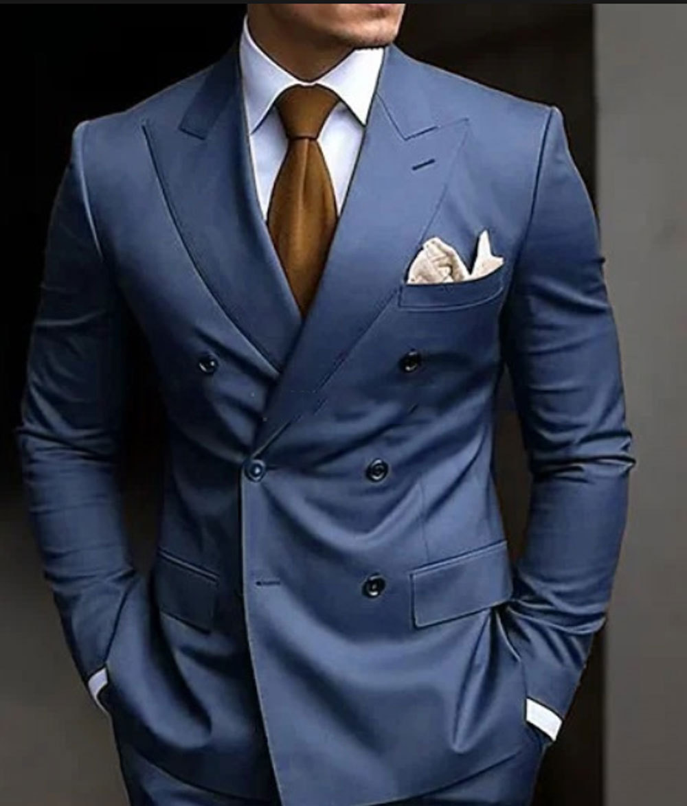 Herren Anzug Zweiteilig Zweireiher | Elegant & Ausdrucksstark