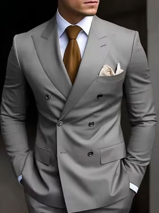 Herren Anzug Zweiteilig Zweireiher | Elegant & Ausdrucksstark