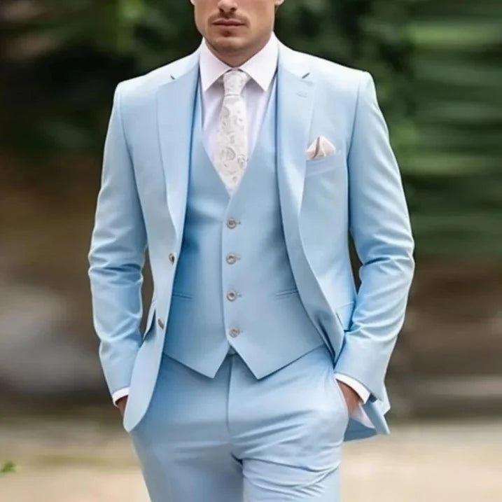 Herren Dreiteiliger Anzug Modern Fit | Elegantes Set Für Events